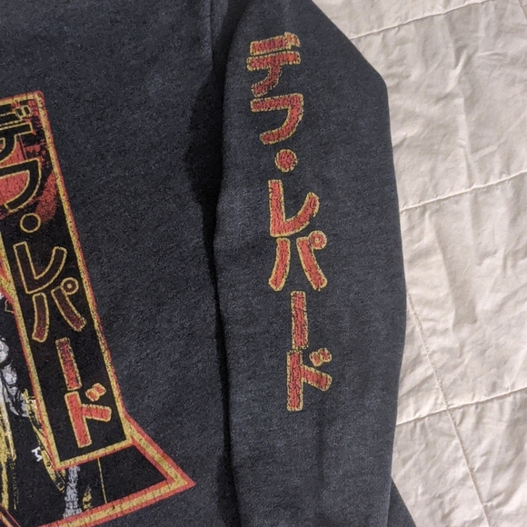 Def Leppard women's long sleeve crop top - Picture 3 of 5